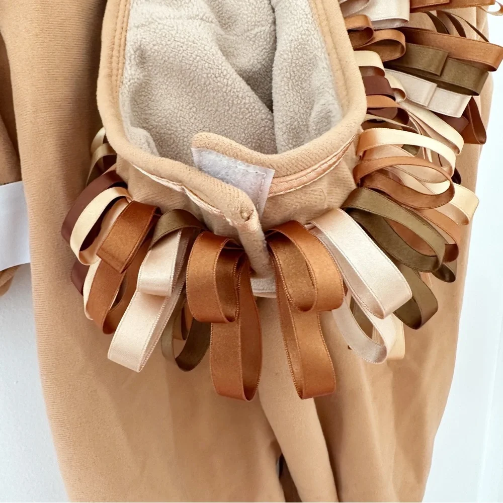 Kids Lion Costume Romper in Tan - Brand: